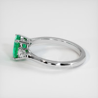 1.07 Ct. Emerald Ring, Platinum 950 4