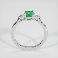 0.93 Ct. Emerald Ring, Platinum 950 3