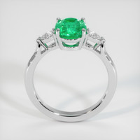 1.82 Ct. Emerald Ring, Platinum 950 3