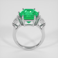7.61 Ct. Emerald Ring, Platinum 950 3