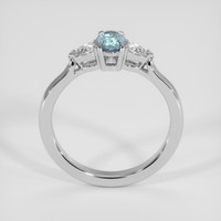 0.47 Ct. Bluish Green to Reddish Purple Alexandrite Ring, Platinum 950 3