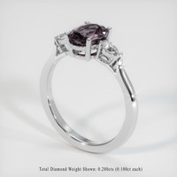 1.39 Ct. Gemstone Ring, Platinum 950 2