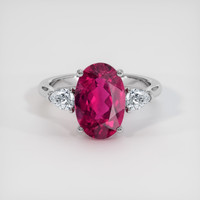 3.20 Ct. Gemstone Ring, Platinum 950 1