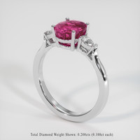 2.31 Ct. Sapphire Ring, Platinum 950 2