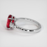3.02 Ct. Ruby Ring, Platinum 950 4