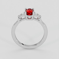 1.20 Ct. Ruby Ring, Platinum 950 3