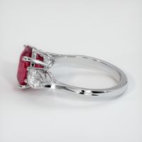 3.01 Ct. Ruby Ring, Platinum 950 4