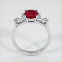 2.00 Ct. Ruby Ring, Platinum 950 3