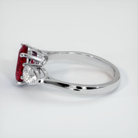 2.00 Ct. Ruby Ring, Platinum 950 4