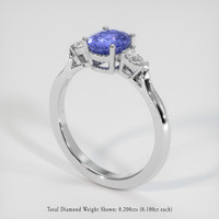 1.58 Ct. Sapphire Ring, Platinum 950 2