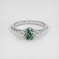 0.72 Ct. Sapphire Ring, Platinum 950 1