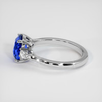 2.04 Ct. Blue Sapphire Ring, Platinum 950 4