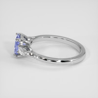1.32 Ct. Blue Sapphire Ring, Platinum 950 4