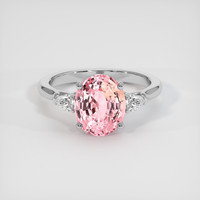 4.58 Ct. Sapphire Ring, Platinum 950 1
