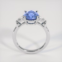 3.33 Ct. Blue Sapphire Ring, Platinum 950 3