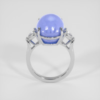 17.26 Ct. Blue Sapphire Ring, Platinum 950 3