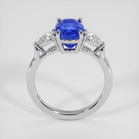 3.59 Ct. Blue Sapphire Ring, Platinum 950 3