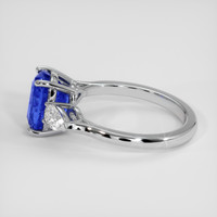 3.59 Ct. Blue Sapphire Ring, Platinum 950 4