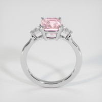 3.59 Ct. Pink Sapphire Ring, Platinum 950 3