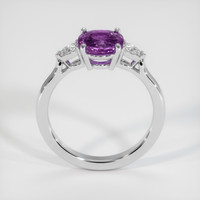 2.06 Ct. Purple Sapphire Ring, Platinum 950 3