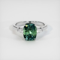 3.08 Ct. Sapphire Ring, Platinum 950 1