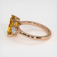 3.00 Ct. Gemstone Ring, 14K Rose Gold 4