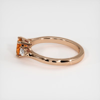 0.93 Ct. Gemstone Ring, 14K Rose Gold 4