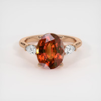 5.16 Ct. Gemstone Ring, 14K Rose Gold 1