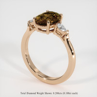 2.82 Ct. Gemstone Ring, 14K Rose Gold 2