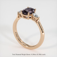 1.39 Ct. Gemstone Ring, 14K Rose Gold 2
