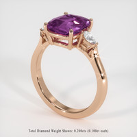 2.74 Ct. Gemstone Ring, 14K Rose Gold 2