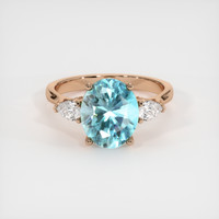 4.81 Ct. Gemstone Ring, 14K Rose Gold 1