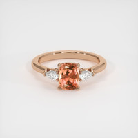 1.59 Ct. Sapphire Ring, 14K Rose Gold 1