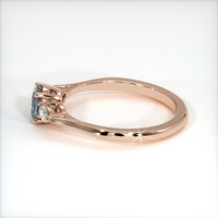 0.94 Ct. Sapphire Ring, 14K Rose Gold 4