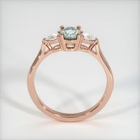 0.67 Ct. Sapphire Ring, 14K Rose Gold 3