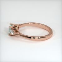 0.67 Ct. Green Sapphire Ring, 14K Rose Gold 4
