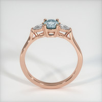 0.71 Ct. Sapphire Ring, 18K Rose Gold 3