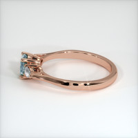 0.71 Ct. Sapphire Ring, 18K Rose Gold 4