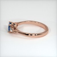 0.81 Ct. Sapphire Ring, 18K Rose Gold 4