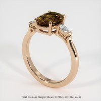 2.82 Ct. Gemstone Ring, 18K Rose Gold 2