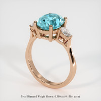 4.81 Ct. Gemstone Ring, 18K Rose Gold 2