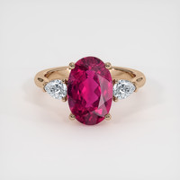 3.20 Ct. Gemstone Ring, 18K Rose Gold 1