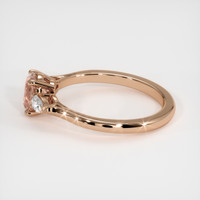0.84 Ct. Sapphire Ring, 18K Rose Gold 4