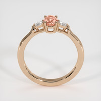 1.36 Ct. Sapphire Ring, 18K Rose Gold 3
