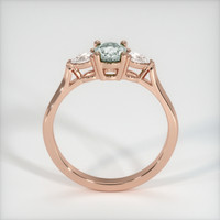 0.67 Ct. Sapphire Ring, 18K Rose Gold 3