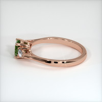 0.66 Ct. Sapphire Ring, 18K Rose Gold 4