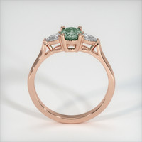 0.70 Ct. Sapphire Ring, 18K Rose Gold 3