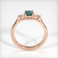 0.62 Ct. Sapphire Ring, 18K Rose Gold 3