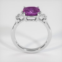 2.74 Ct. Purple Spinel Ring, 10K White Gold 3