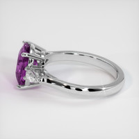 2.74 Ct. Purple Spinel Ring, 10K White Gold 4